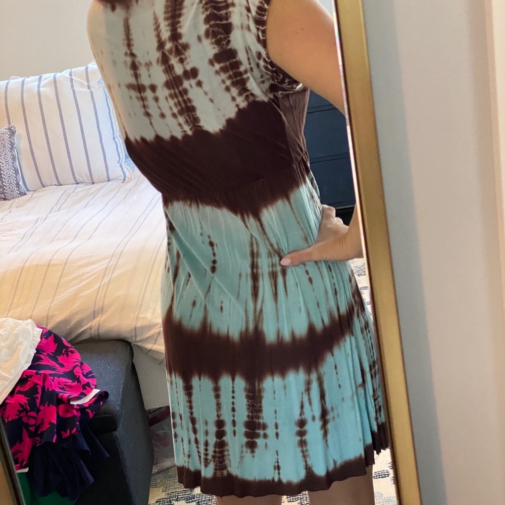 Tie-dye Swim Cover up dress - Picture 4 of 5